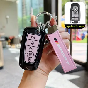 5 Buttons TPU Car Key Case Cover For Ford 2021 2022 Bronco Sport F150 MX5 F350 Fusion Mustang Explorer F250 EcoSport Edge Accessories