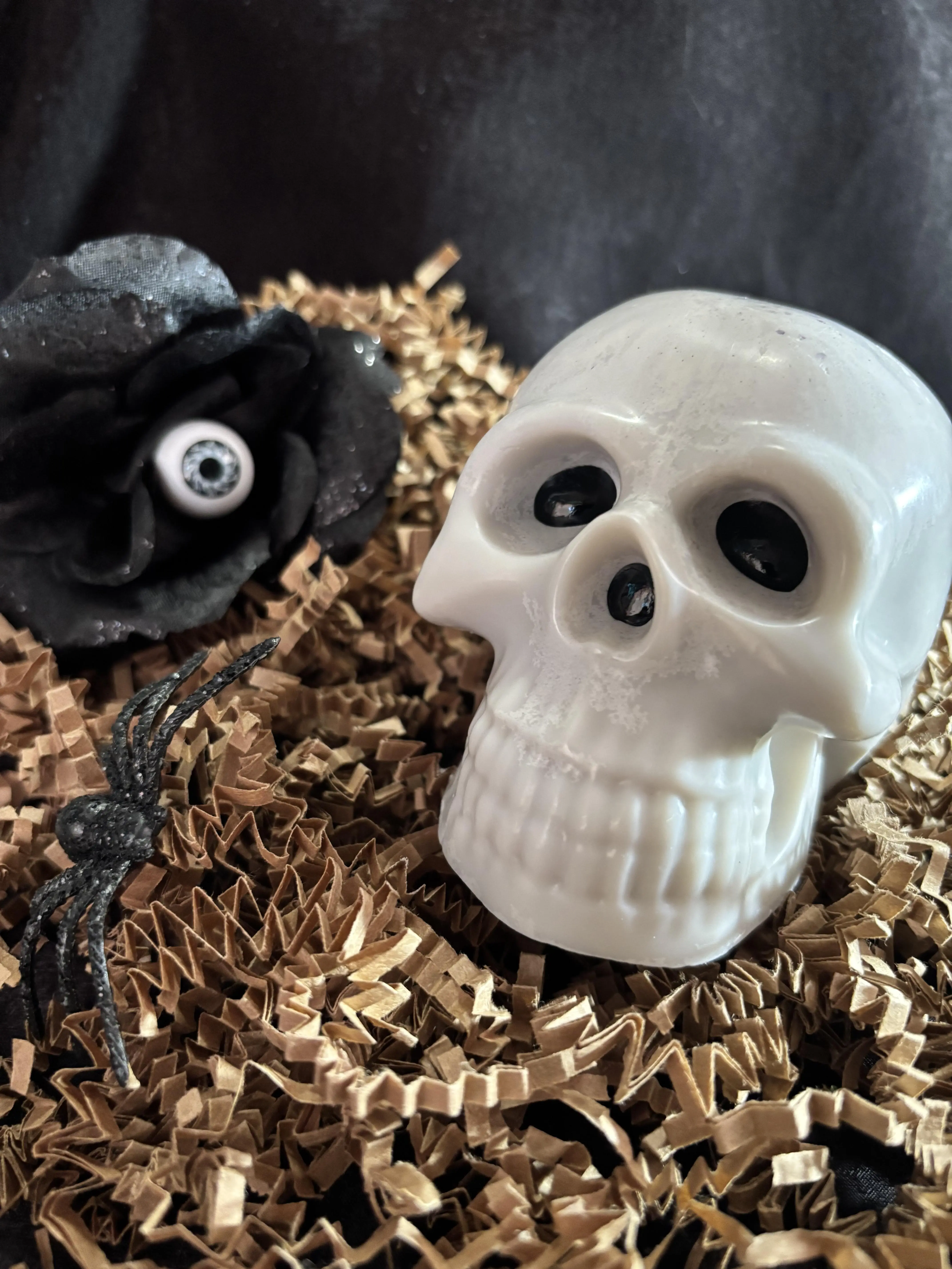 Handmade Soy Skull Candle Decor Decorative