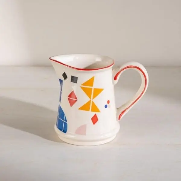 Circle Of Joyee Ceramic Milk Jug 4x3.5x5 Inches