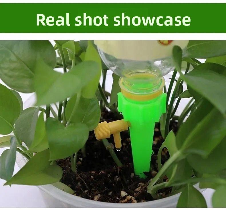 Automatic Watering Device, Lazy Person’s Watering Tool, Watering Gadget, Drip Irrigation System, Timer-Adjustable Watering Device, Sprayer Head