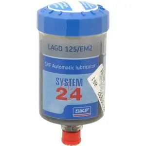 SKF Lithium Base General Purpose Automotive Grease, 4.25 oz Cartridge, Black, max temp 250°F, LAGD 125-EM2