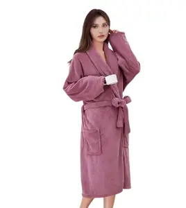 PAVILIA Women Waffle Knit Kimono Robe, Soft Cozy Breathable Lightweight Bathrobe with Side Pockets, Shower Spa House Long Robe for Women Everyday