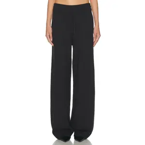 Helsa Paxton Knit Pant in Dark Brown