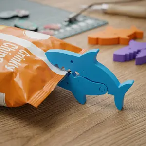 4 Pack - Shark Bite Chip Clips – No More Stale Snacks!