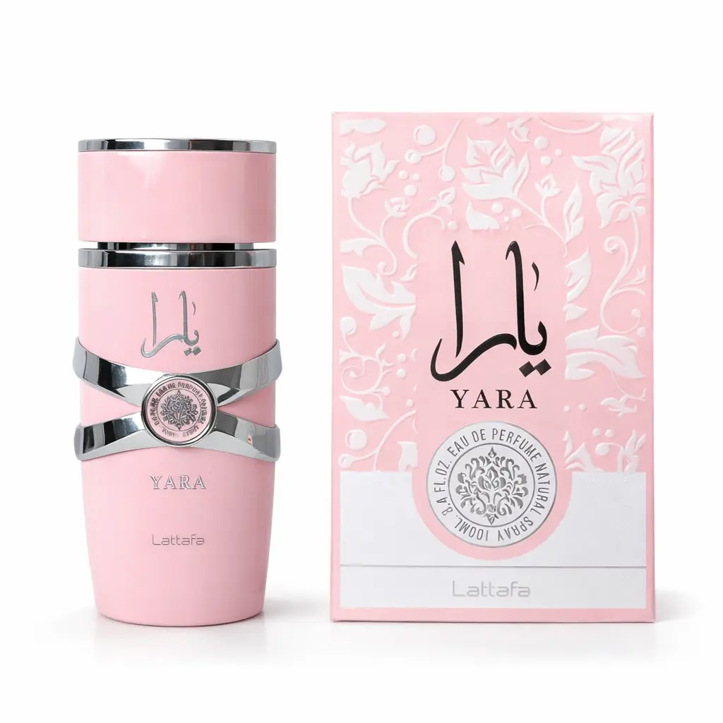 Lattafa Yara Eau de Parfum for Women, a Long Lasting Floral Oriental Scent with Sweet Vanilla, Orchid & Woody Sandalwood, Gourmand Perfume, 3.4 fl oz