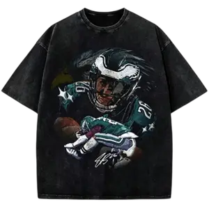 Saquon Night Night Jump Over T-Shirt Philadelphia Football Star Custom Graphic Tee