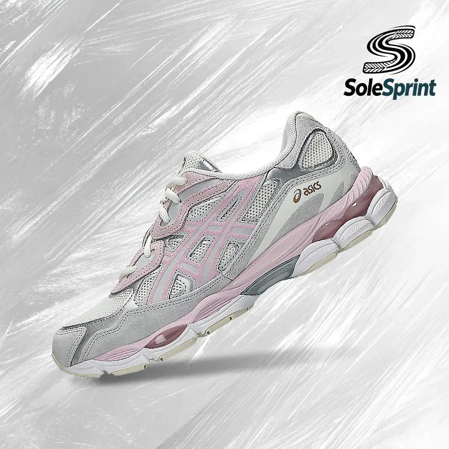 ASICS Gel-NYCConcrete Barely Rose– Women's Lifestyle Sneakers – shoes for woman -Vintagen - Running Shoes, Lightweight Shock-Absorbing Comfort, Breathable Everyday Fit, Gym Training to Street Casual Wear - back to school - 1203A383 028