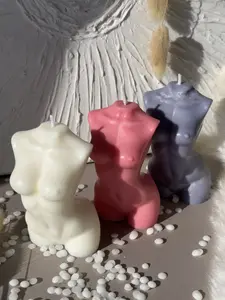 Studio 727  Body shaped candle, soy candle, home decor, eco friendly candle. Eco friendly, cotton wick, unscented.