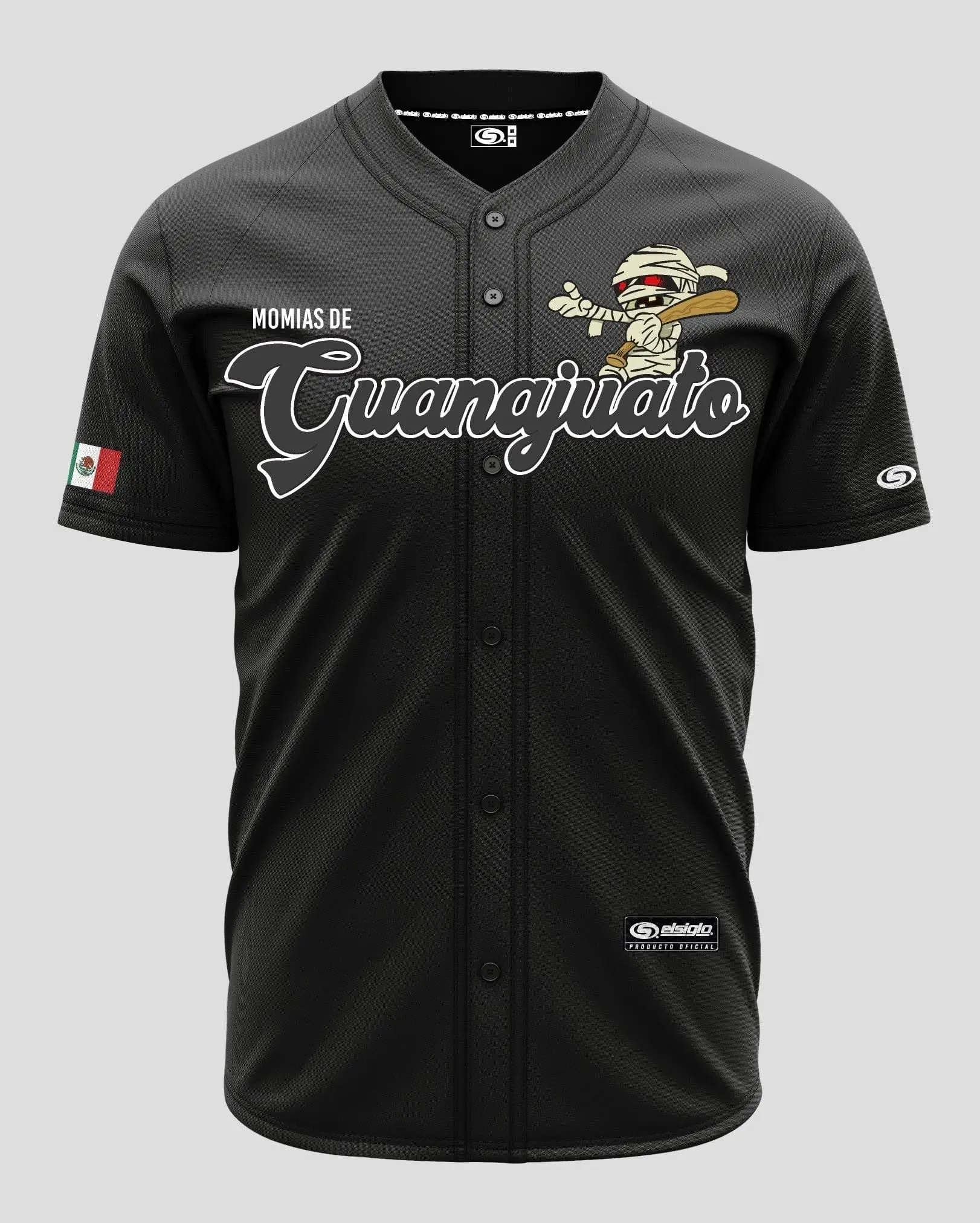 Black Momias de ((GUANAJUATO)) Jersey, Mexico Baseball Jersey Hot For Sport, Baseball Gift For Fans