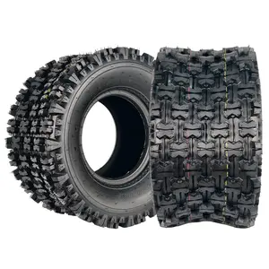 20X11-9 Sport-Racing ATV Tires,4 PR,Tubeless,ATV/UTV Off-Road Tires 20X11x9,Knobby Tread (Set of 2)