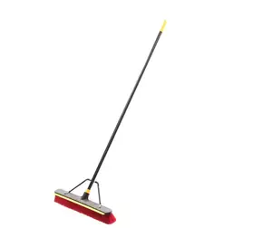 Quickie 2-in-1 Squeegee Push Broom Escoba