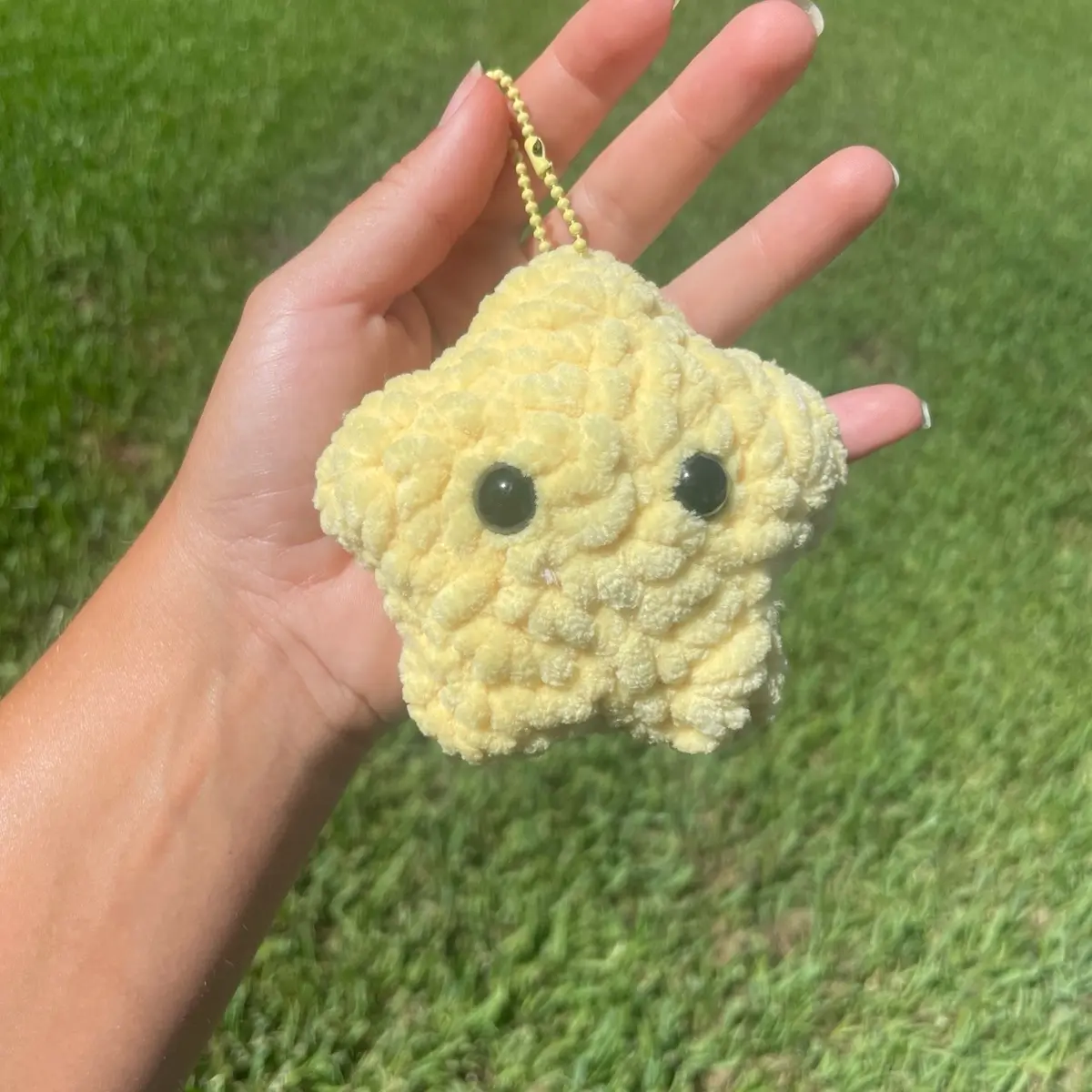 Crochet Star Keychain