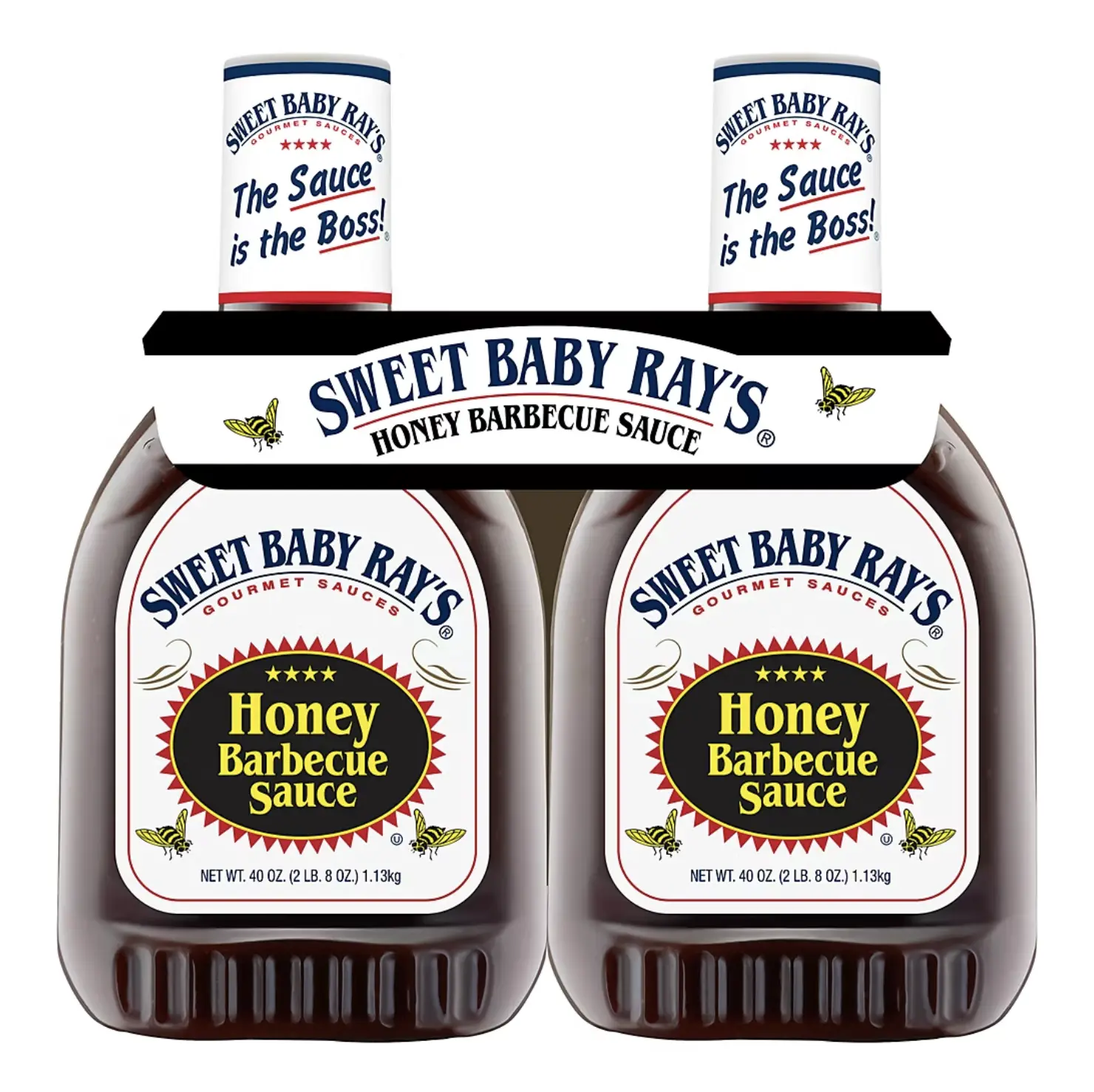 Sweet Baby Ray's Honey Barbecue Sauce, 40 oz. 2 pk