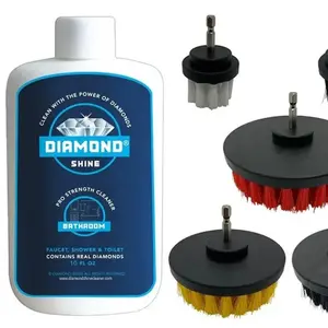 Shower & Tub Cleaner 10oz & Drill Brush Combo Set