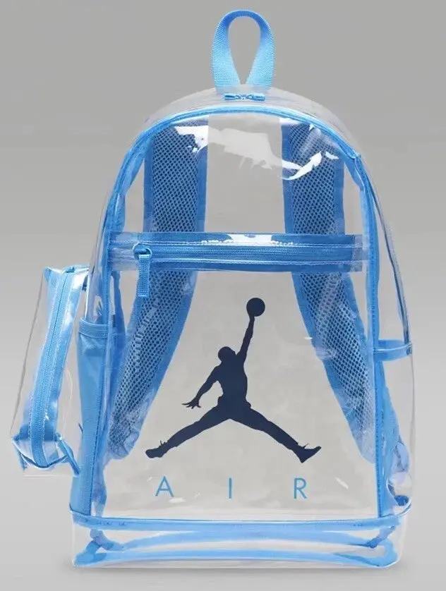Jordan Clear School Backpack with Pencil Case (17L) 'University Blue'