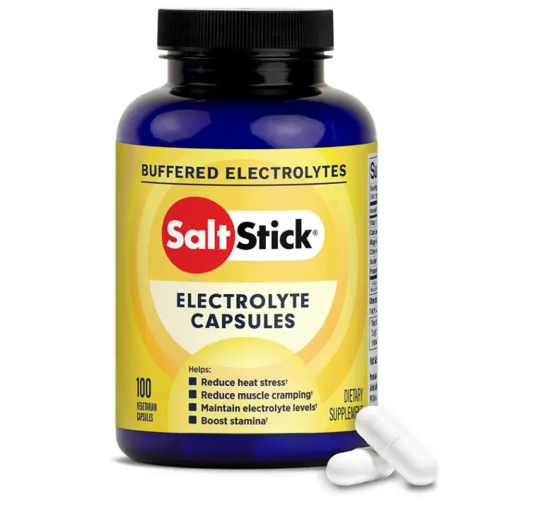 SaltStick Electrolyte Capsules with Vitamin D | Salt Pills with Electrolytes for Running, Endurance Sports Nutrition, Running Supplements | 100 Count Electrolyte Pills