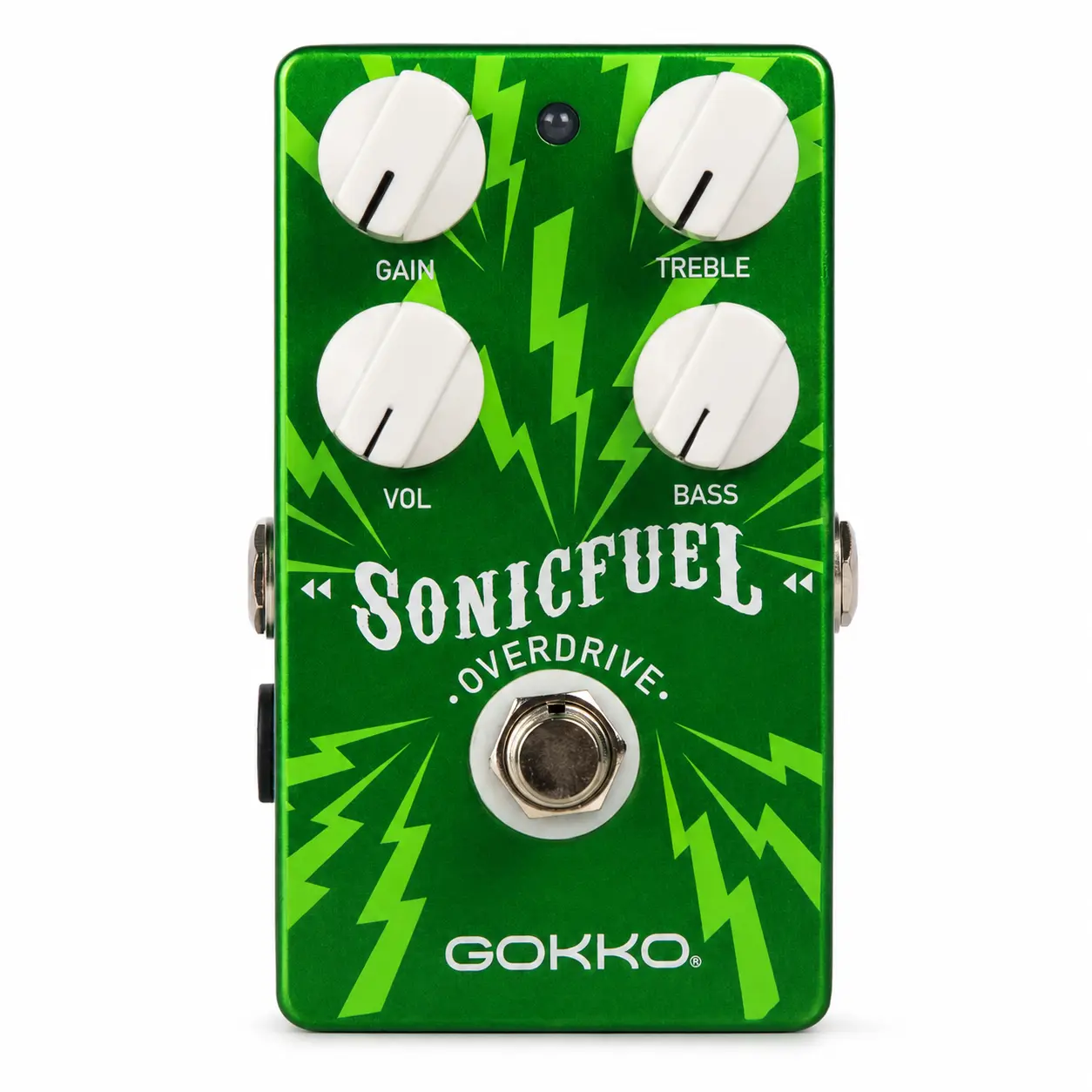 SonicFuel GK-20 Guitar Overdrive Pedal, +30dB Clean Boost, Active EQ