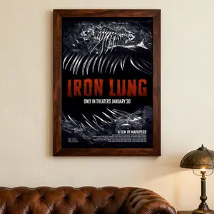 Iron Lung (2026) Horror Movie Poster Canvas Wall Art for Film Enthusiasts Home Decor Gift
