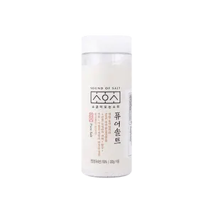 Sound of Salt 100% Korean Natural Pure Sea Salt 200g - Premium Fine Grain Seasoning Salt for Cooking & Baking