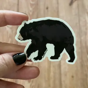3” Black Bear Sticker