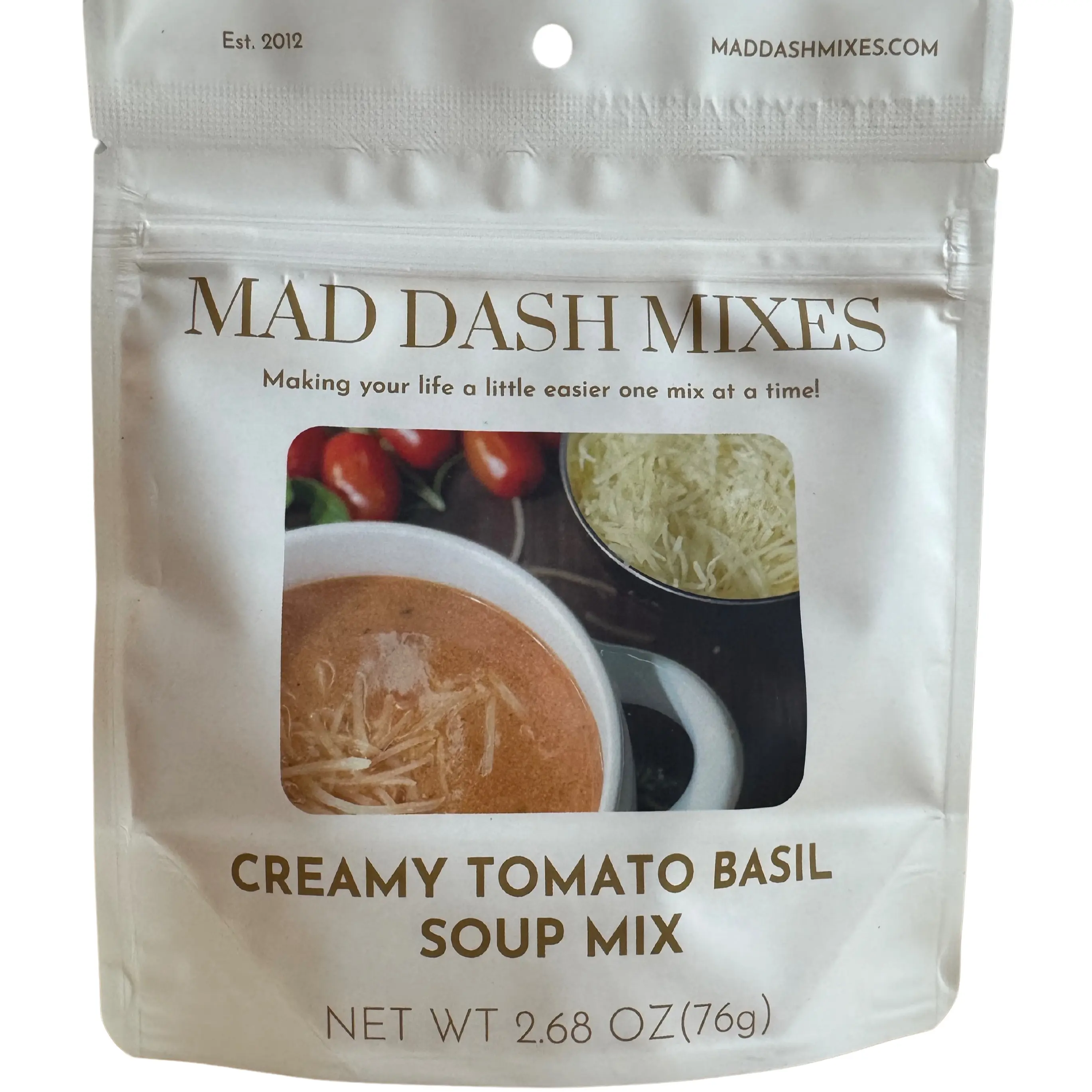 Creamy Tomato Basil Soup, Cooking Essential for Home Kitchen Meal Prep Mad Dash Mixes – Restaurant-Style Soup at Home – Rich, Creamy Comfort Food Dinner for 2-3 or Side Soup for 6