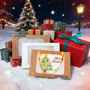 Ignite Greetings DIY Flame Greeting Card for Christmas, New Year, Birthdays, Anniversaries, Special Occasions, Holiday Season, - 6x4-inch Envelope, Non-Toxic Materials, Handmade Craftsmanship, Personalization, Easy to Use, Ideal for Gift Card,