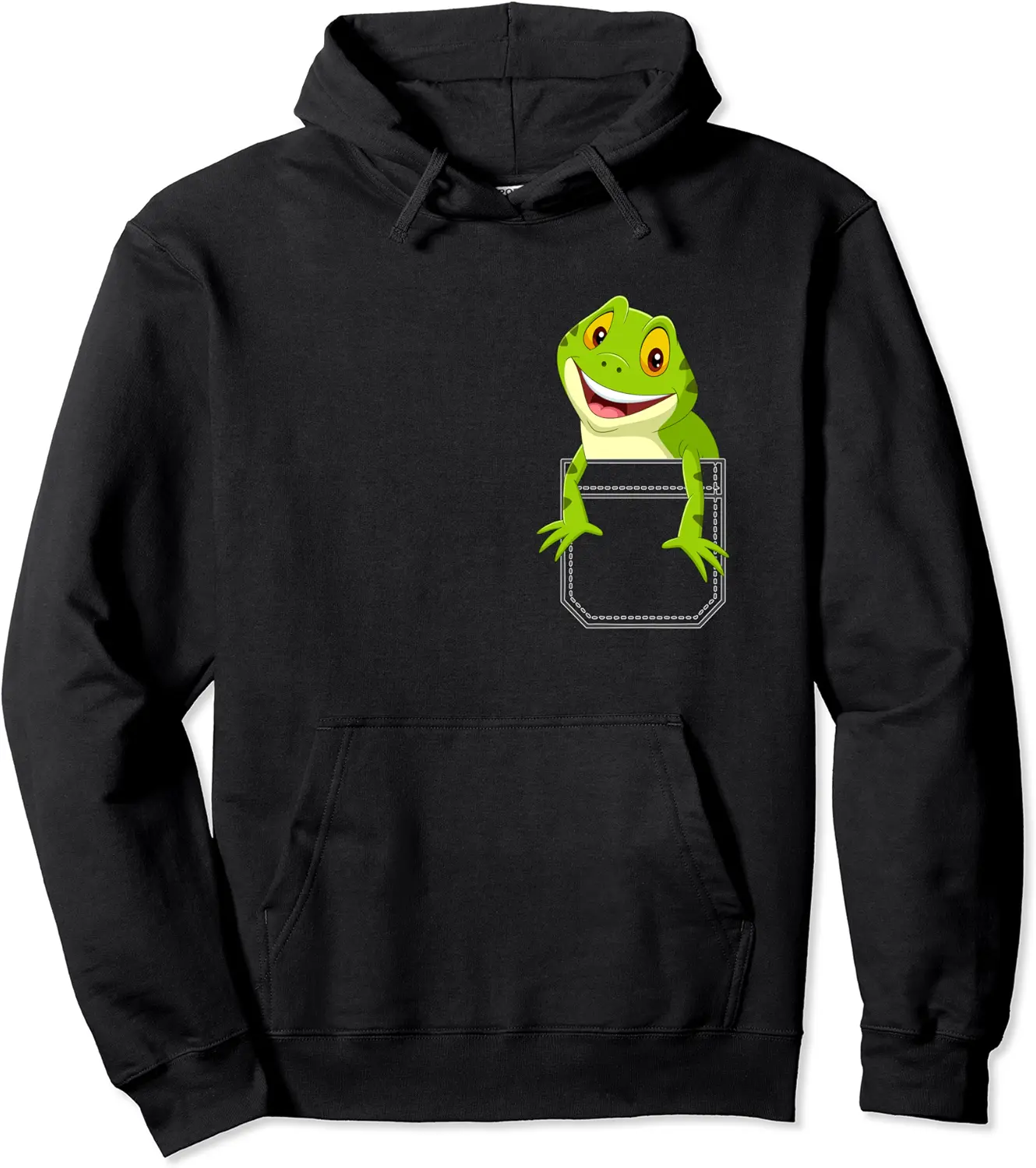 Funny Pocket FROG Peeking Out Cute FROG Pullover Hoodie - Osvaldolban Shop 39B0C72LVQVQ