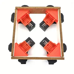 Woodworking Right Angle Clamp, Right Angle Clamp, Fixing Right Angle Tools, Suitable for Making Picture Frames, Fish Aquariums, Cabinets, Hardware