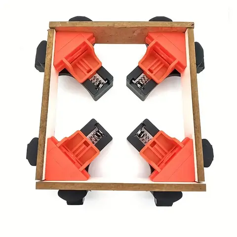 Woodworking Right Angle Clamp, Right Angle Clamp, Fixing Right Angle Tools, Suitable for Making Picture Frames, Fish Aquariums, Cabinets, Hardware, Corner Clamp