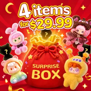 【POP JOY】Year-End Mega Sale Mystery Blind Box Lucky Bag, 4pcs Surprise Blind Box Bundle, Super Value Pack, Perfect Birthday & Mother’s Day Gift, Summer Vibes