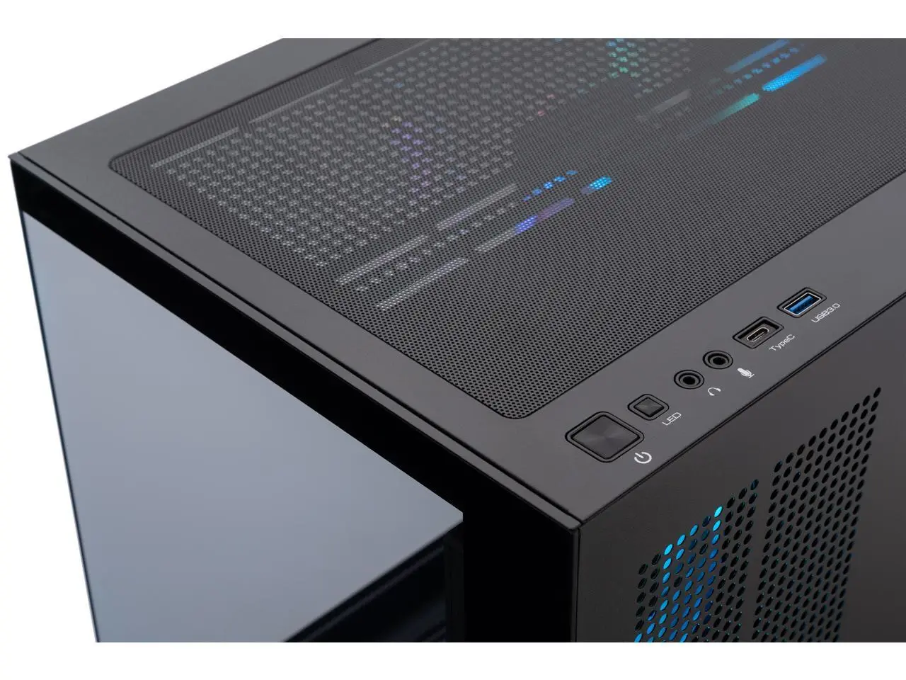 ABS Flux II Aqua Gaming PC - Windows 11 - Intel Core i5-14400F - GeForce RTX 5060 Ti 8GB - DLSS 4 - 16GB DDR4 3200 - 1TB M.2 SSD