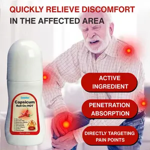 capsaicin roll on - Nerve Relief Roll On, CapsaCare Neuropathy Relief, Herbal Soothing Gel Roll On Lotion with Arnica, Menthol, Neuropathy Cream for Foot & Leg Care, Fast Absorbing