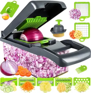 13-in-1 Vegetable Chopper & Slicer – Multifunctional Kitchen Food Cutter, Dicer & Peeler Set for Easy Meal Prep