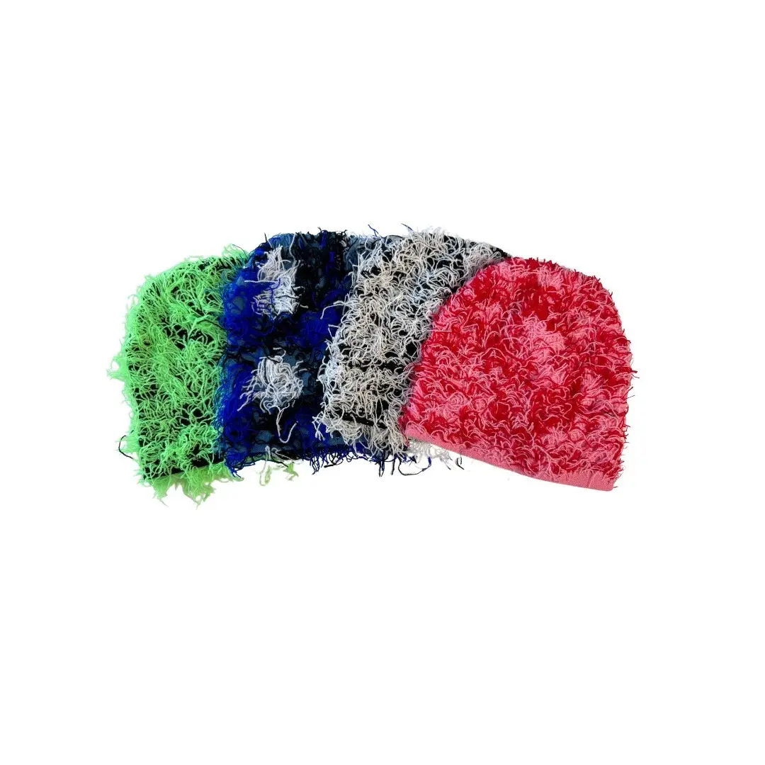 Distressed Knitted Beanie - Unisex, Fashion Accessory