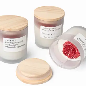 Vela Artesanal 4 oz | Luz & Fe | Amor Inquebrantable