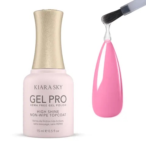 Gel-Pro HEMA-Free High-Shine Non-Wipe TopCoat