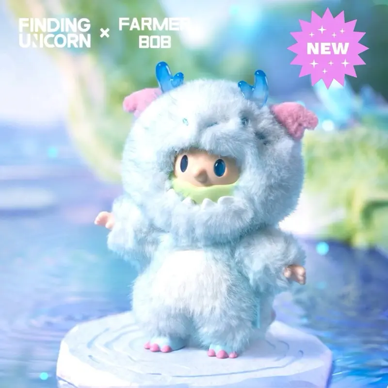 Finding Unicorn- NEW! Farmer Bob Ani-Dragon Mirage Series Plush