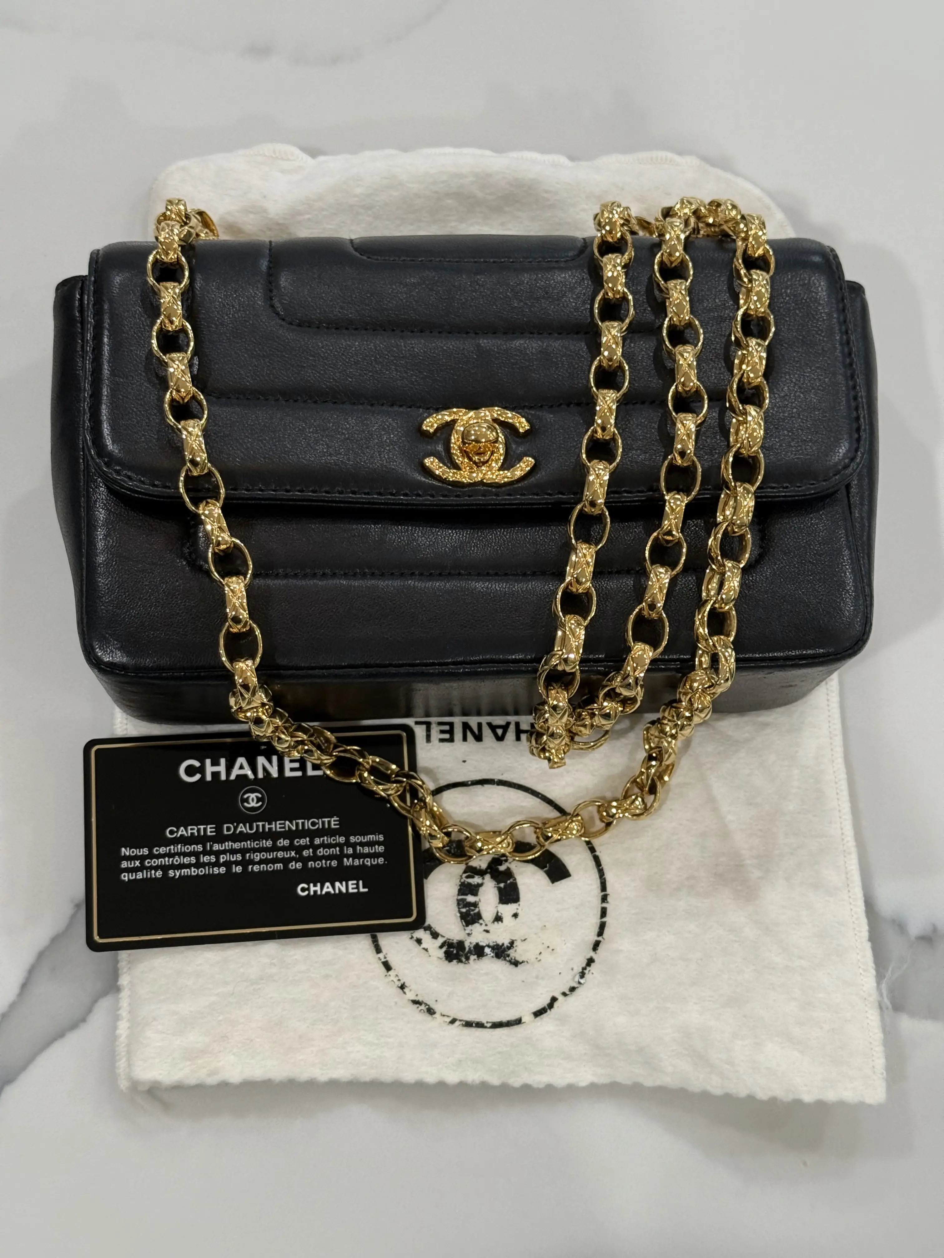 Pre-owned CHANEL Lambskin Shoulder Bags Bijoux Chain Shoulder Bag