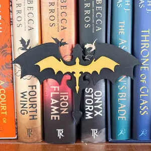 Fourth Wing bookshelf insert, dragon bookshelf insert,