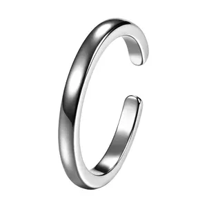 OIDEA Sterling Silver Toe Ring: Women Adjustable Open Design Hypoallergenic Summer Beach Ladies Open Toe Rings Foot Jewelry