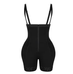 Mj Snatched Detachable Straps Full body Shaper zipper Tummy control
