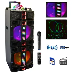 212 MAIN 12 in. Subwoofer Bluetooth Portable Party Speaker - Wireless Audio Device with Remote Control