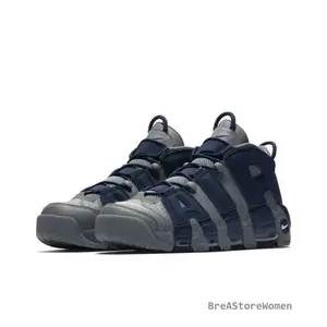 Air More Uptempo '96 Cool GreyMidnight Navy (2018) — Stylish, Comfortable, Versatile, and Non-Slip Casual Sports Sneakers