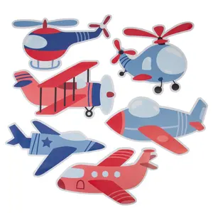 18" – 21" Airplane Party Cardstock Cutout Decorations Set - 6 Pc.