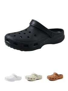 Unisex Classic Clogs – Breathable Hollow EVA Slip-On Sandals, Lightweight Waterproof Beach & Casual Shoes for All Seasons