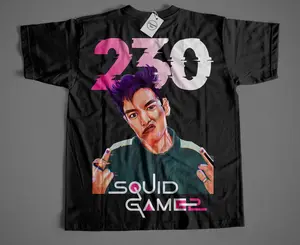 PACK squid game 230, Squid game Tshirt, Unisex Tshirt