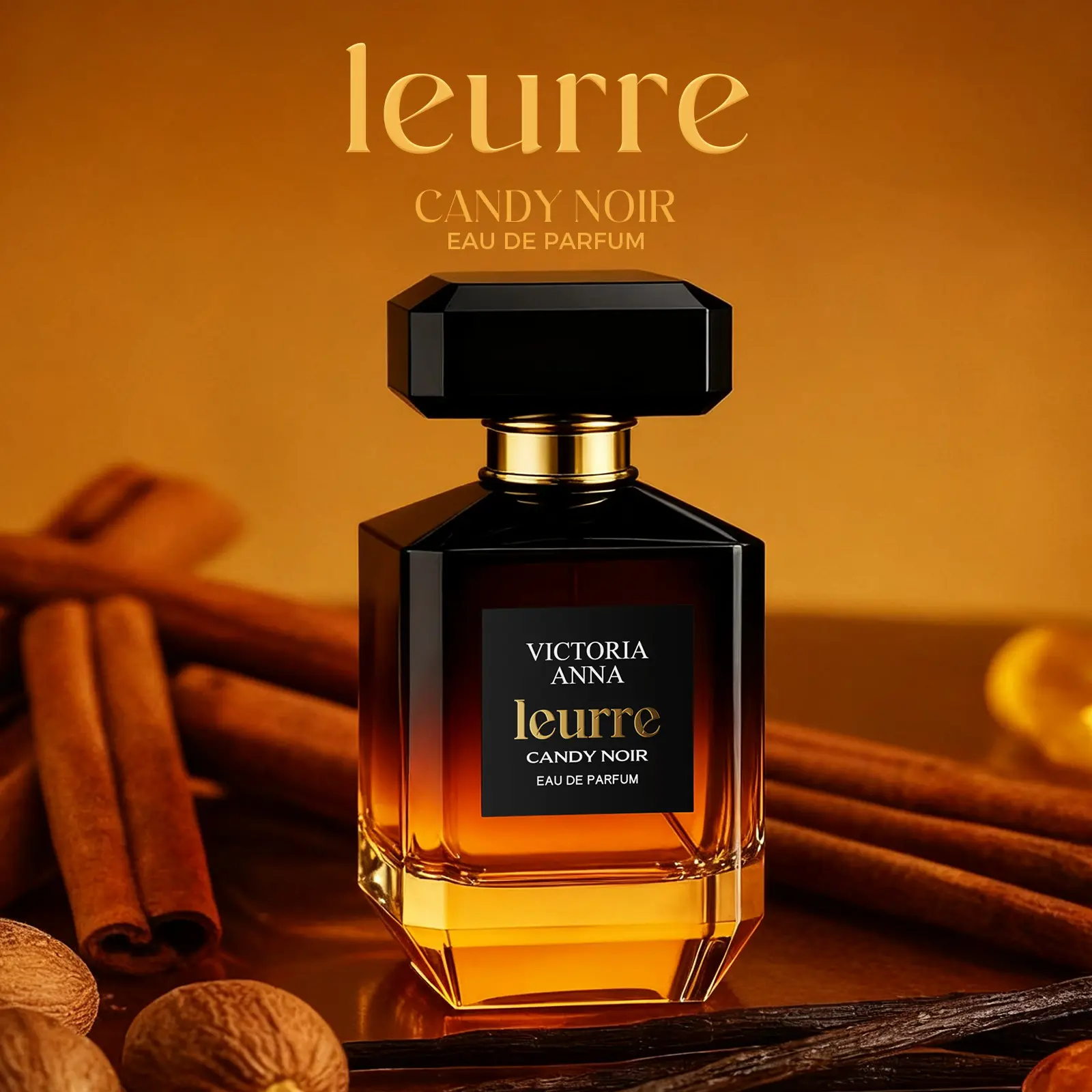 Victoria Anna Unleash Your Allure with Sexy Candy Noir: The Mood-Boosting, 24 Long-Lasting Luxury Perfume Crafted with Organic Ingredients,Coffee, Citrus,Orange blossom, Tuberose, Jasmine,Musk, Vanilla, Patchouli,Scent to Drive Your Confidence