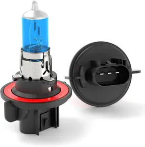 9008/H13 Light Bulbs High Low Beam Halogen Headlight Bulb Compatible with Ford F250 F350 F450 F550 Super Duty 2005 2006 2007 2008 2009 2010 2011 2012-2018, 6000K White Light, Plug and Play Pack of 2