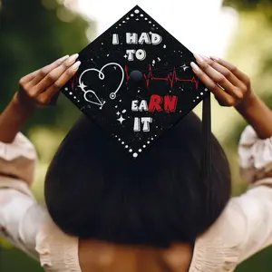 I had to EaRN it Graduation Cap Topper I had to EaRN it Graduation Cap Topper