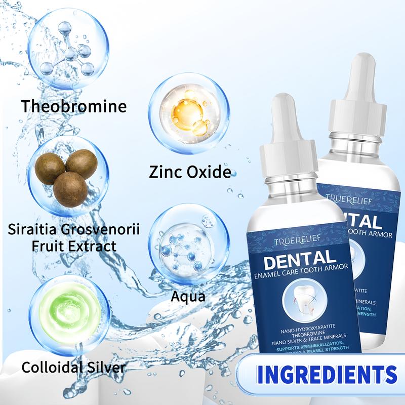 2 Tooth Armor Liguid Drops, with anti-caries effect, tooth decayrepair and enamel renovation, teeth whitening solution,suitable for sensitive teeth, oral care